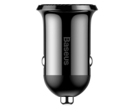 Baseus Ładowarka samochodowa Grain Pro (Dual USB 4.8A ) Black - 1306166 - zdjęcie 3